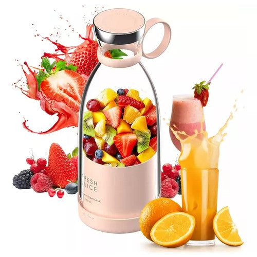 Mini Liquidificador Portátil Fresh Juice - Com Base Recarregável